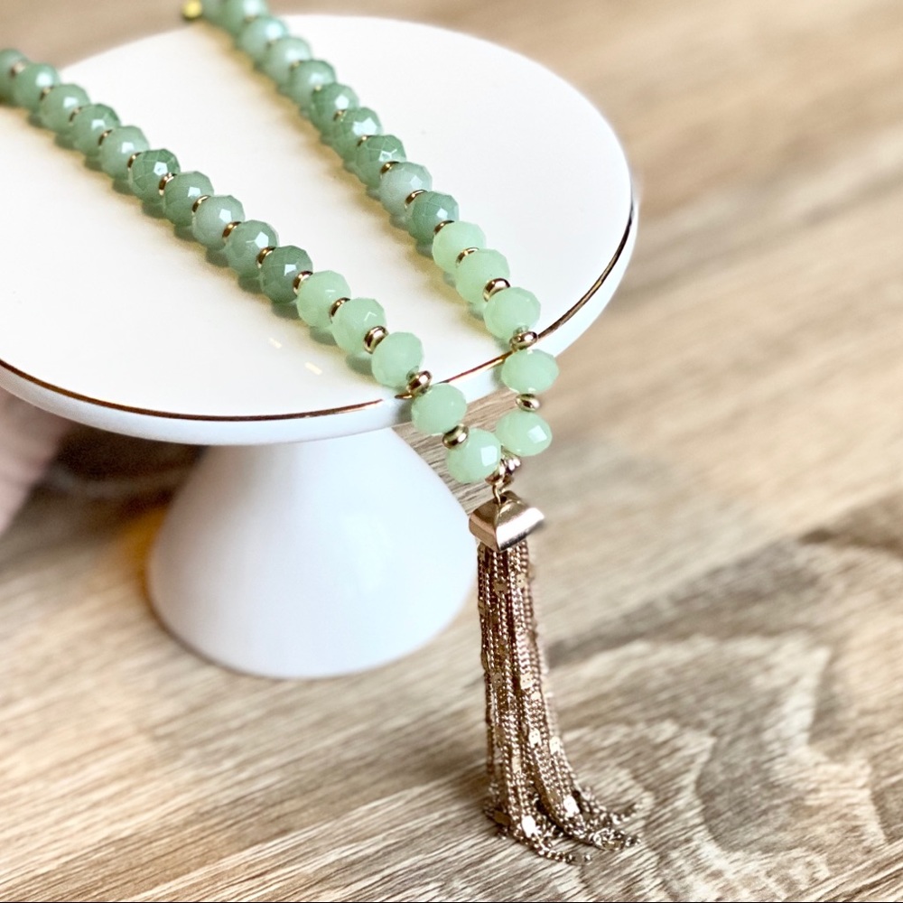 Banana Republic Stone Long Necklace